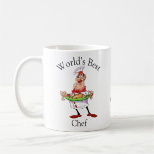 Lustige Personalisierte Welt Best Chef Kaffeetasse