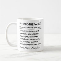 Lustige persönliche Physiotherapeut-Definition