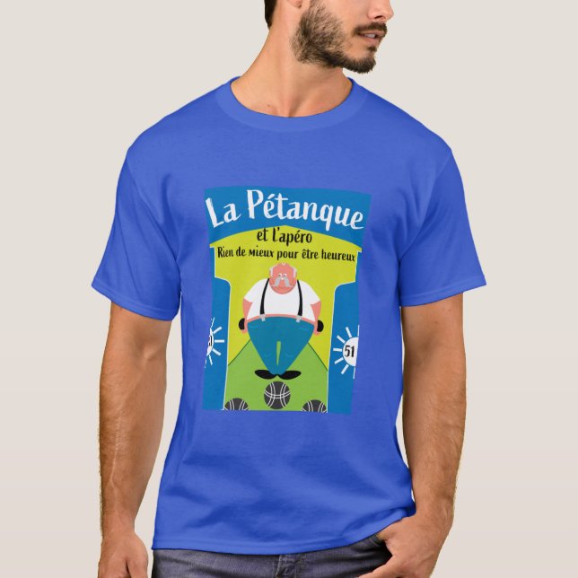 lustige Pétanque-Geschenke T - Shirt (Vorderseite)