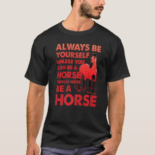 Lustige Pferdeaussage Pferde Premium_5 T-Shirt