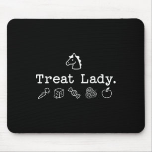 Lustige Pferdebehandlungsdame - Pferdemutter Eques Mousepad