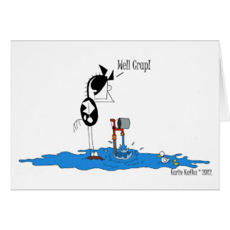 Lustige PferdeCartoon-Karte