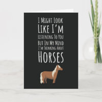 Lustige Pferdeliebhaber Karten Reitsport Equine Ti