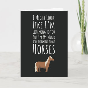 Lustige Pferdeliebhaber Karten Reitsport Equine Ti