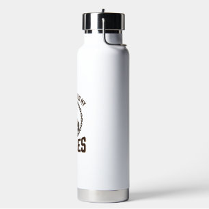 Lustige Pferdezitate Vintage Western-Reitdesign_1 Trinkflasche