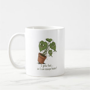 Lustige Pflanze - Tasse