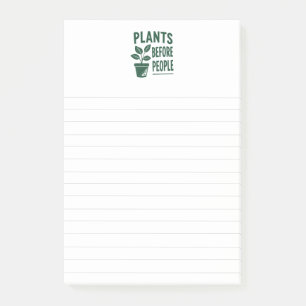 Lustige Pflanzen bevor Menschen Vintage-Tintenstem Post-it Klebezettel