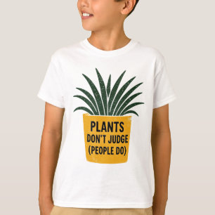 Lustige Pflanzen Urteilen Nicht Vintage Tintenstem T-Shirt