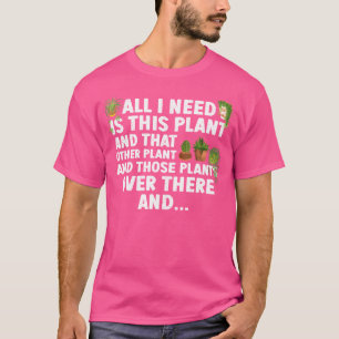 Lustige Pflanzenkunst für Männer Frauen Gartenarbe T-Shirt