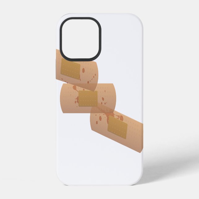Lustige Pflaster  iPhone Hülle (Rückseite)