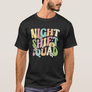Lustige Pflege Rn Lpn Cna Eulen Nachtschicht Liebh T-Shirt