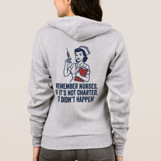 Lustige Pflegekraft-Charting-Zitat Vintage Retro K Hoodie