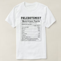 Lustige Phlebotomist-Ernährungsfakten Medizinische