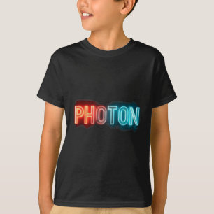 Lustige Photon-Grafik in kühlen Farben T-Shirt