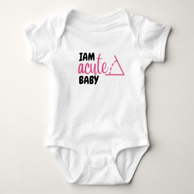 lustige Phrasen Geschenk, Math Baby Bodysuit Baby Strampler (Vorderseite)