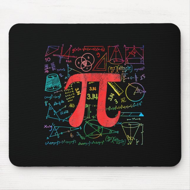 Lustige Pi-Tag-Math-Gleichung-Mathe-Lehrer-Schüler Mousepad (Vorne)