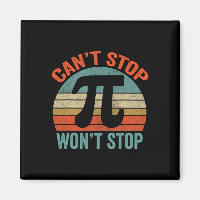 Lustige Pi-Tag-Shirts2  Magnet (Vorne)