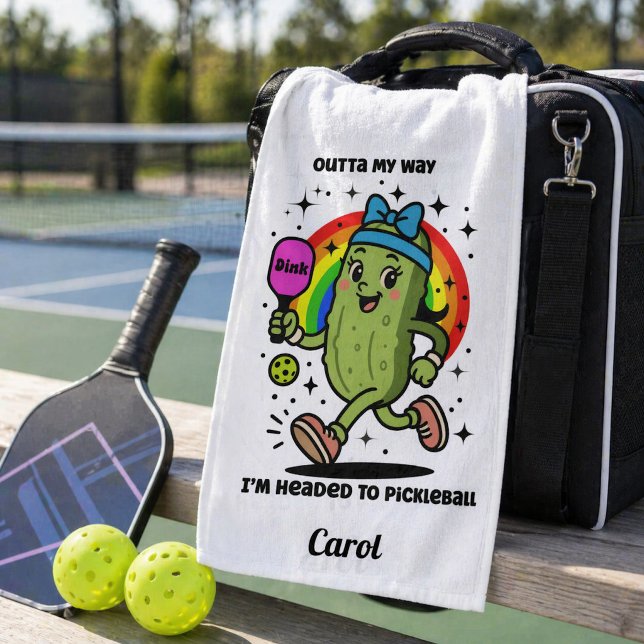 Lustige Pickleball Handtuch (Von Creator hochgeladen)