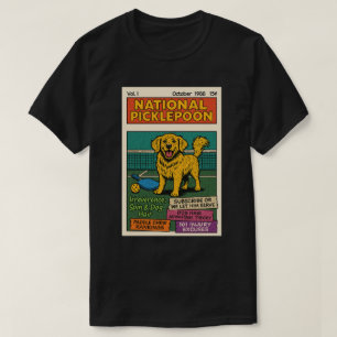 Lustige Pickleball-Hunde-Zitate Pickleball-Paddle T-Shirt