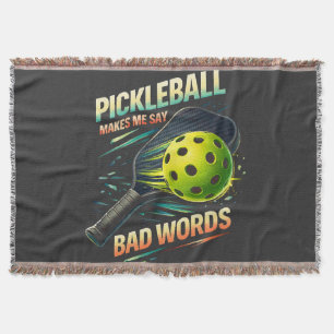 Lustige Pickleball Lässt Mich Schlechte Wörter Sag Decke