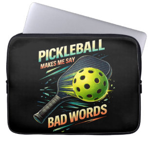 Lustige Pickleball Lässt Mich Schlechte Wörter Sag Laptopschutzhülle