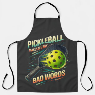 Lustige Pickleball Lässt Mich Schlechte Wörter Sag Schürze