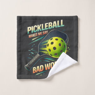 Lustige Pickleball Lässt Mich Schlechte Wörter Sag Waschlappen