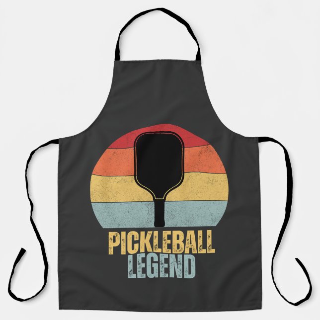 Lustige Pickleball-Legende Schürze (Vorderseite)