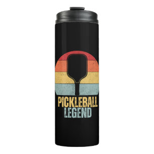 Lustige Pickleball-Legende Thermosbecher