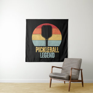 Lustige Pickleball-Legende Wandteppich