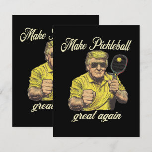 Lustige Pickleball-Liebhaber Grafiken Pickle Ball Karte