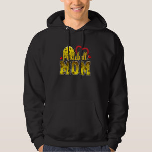 Lustige Pickleball-Mutter Leopard Mama Mutti Mütte Hoodie