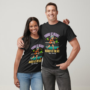 Lustige Pickleball-Oma, jung im Herzen, tödliches T-Shirt