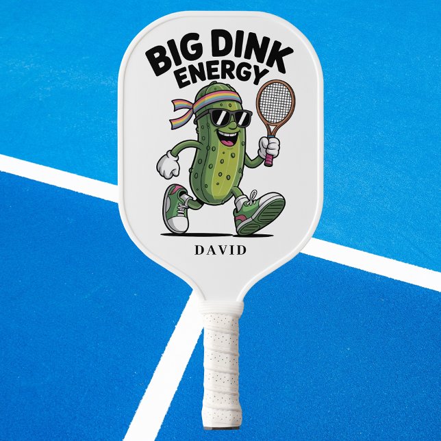 LUSTIGE PICKLEBALL-PADDLE MIT BIG DINK ENERGY PICKLEBALL SCHLÄGER (BIG DINK ENERGY Funny Pickle Pickleball Paddle
)