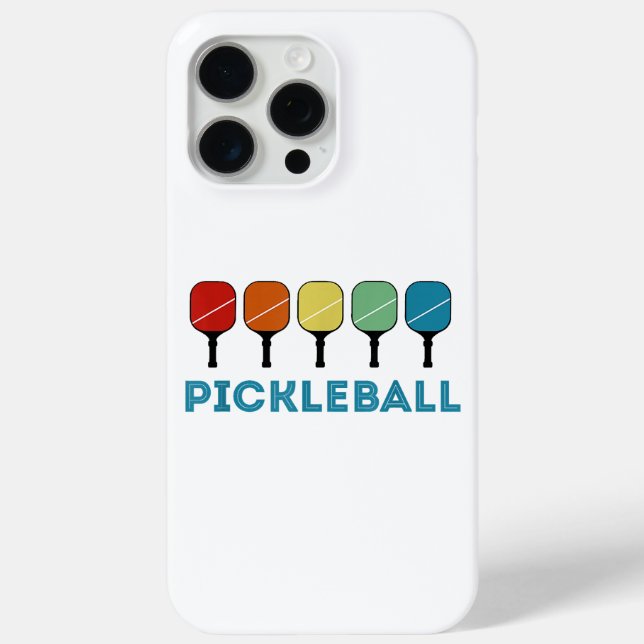 Lustige Pickleball Retro Vintage  Case-Mate iPhone Hülle (Rückseite)
