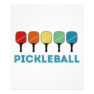 Lustige Pickleball Retro Vintage Fotodruck