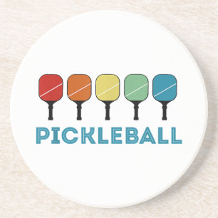 Lustige Pickleball Retro Vintage Getränkeuntersetzer