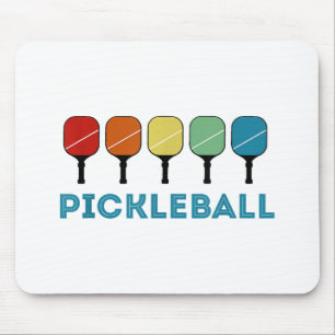 Lustige Pickleball Retro Vintage Mousepad