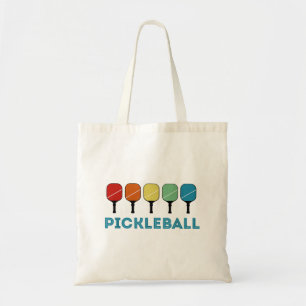 Lustige Pickleball Retro Vintage Tragetasche