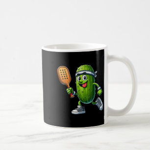 Lustige Pickleball-Spielerin Paddleball-Pickle für Kaffeetasse