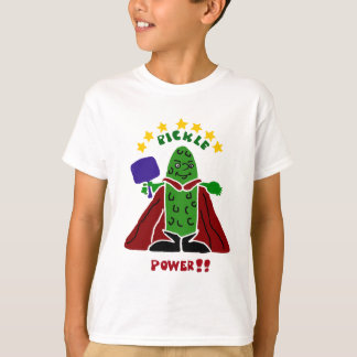 Lustige Pickleball Superheld-Essiggurke T-Shirt