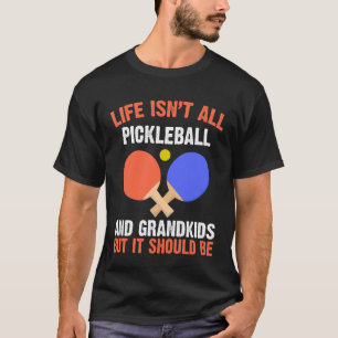 Lustige Pickleball-Zitate für Opa Oma Ruhestand T-Shirt