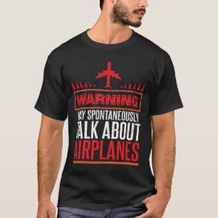 Lustige Pilot-und Flugzeug-Geschenke T-Shirt