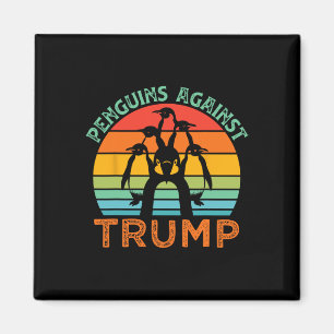 Lustige Pinguine gegen Trump Lustige Trump Zölle C Magnet