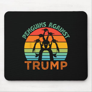 Lustige Pinguine gegen Trump Lustige Trump Zölle C Mousepad