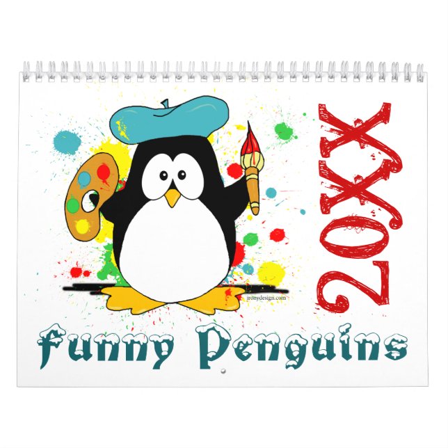 Lustige Pinguine Kalender (Titelbild)