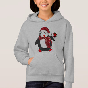 lustige Pinguine kalte Weihnachtskinder Hoodie