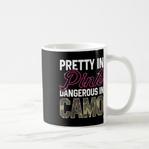 Lustige Pink Camo Jagd Grafik Frauen Hirsch Bock H Kaffeetasse