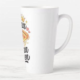 Lustige Pizza-Königin-Kochtasse für Frauen Süßes G Milchtasse