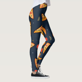Lustige Pizzastück-Leggings Leggings
